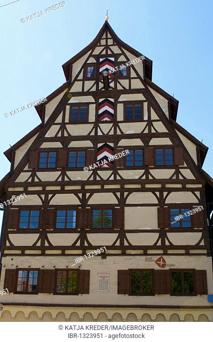 Seven Roof House, Memmingen, Allgaeu, Bavaria, Germany, Europe