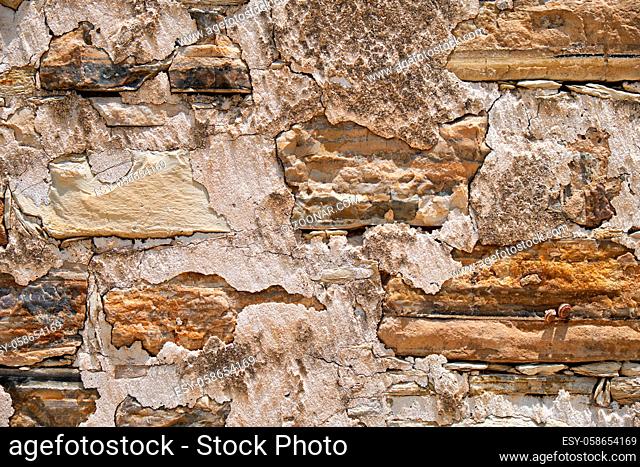 Texture of old brick stone wall. Stone wall background