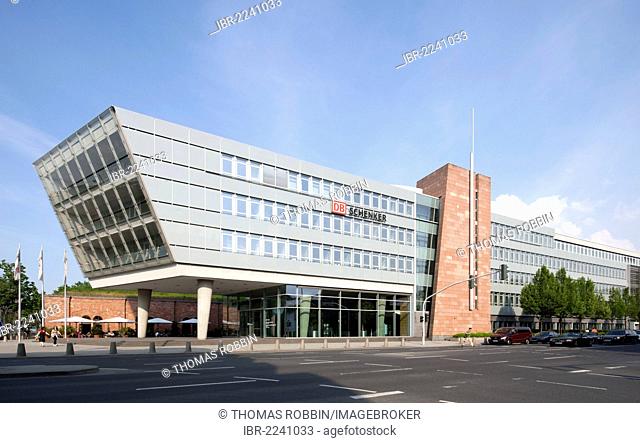DB Schenker office building, Mainz, Rhineland-Palatinate, Germany, Europe, PublicGround