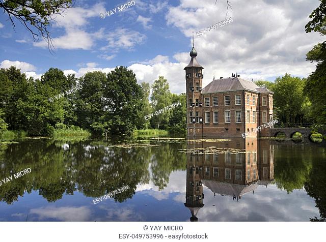 Bouvigne castle near the Dutch town Breda seen from the surrounding park