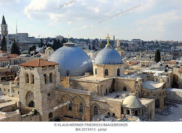 Church of the Holy Sepulchre, Christian Quarter, Old City of Jerusalem, Israel, Middle East