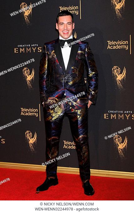 69th Primetime Creative Arts Emmy Awards held at the Microsoft Theatre - Day 1 - Arrivals Featuring: John Powers Where: Los Angeles, California