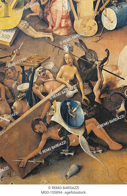 The Garden of Earthly Delights, by Van Aeken Joren Anthoniszoon known as Bosch Hieronymus, 16th Century, 1503 -1504, oil on panel, cm 220 x 195