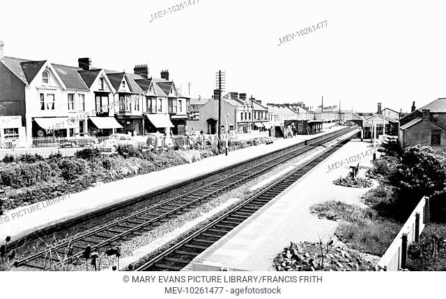 Burry Port, Station Road c1955
