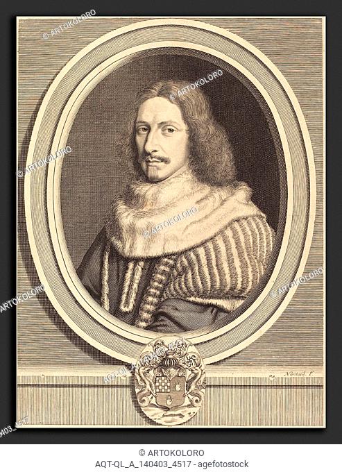 Robert Nanteuil (French, 1623 - 1678), Nicholas Potier de Novion, engraving
