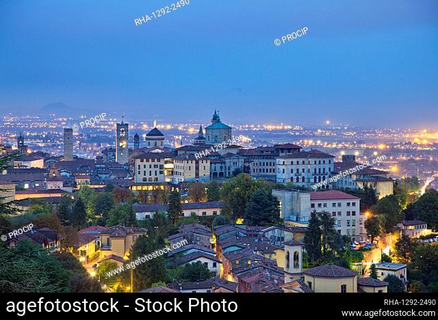 Colle San Vigilio view, Bergamo, Lombardia (Lombardy), Italy, Europe