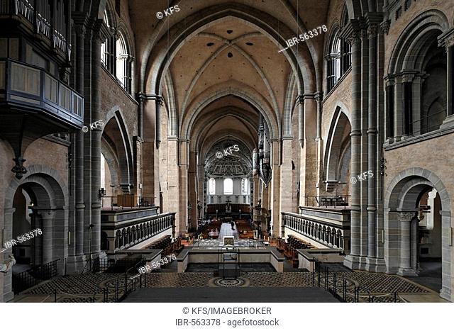 Cathedral of Trier, view from the high altar, Rhineland-Palatinate, Germany