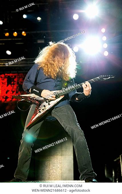 Viveiro, SPAIN: Megadeth performing live on the 1st day of Festival Resurrection Fest in Viveiro, Thursday, Jul. 31, 2014