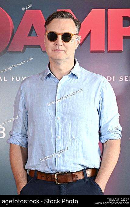 Actor David Morrisey con gli occhiali da sole during Dampyr photocall in Rome, Italy 27 October 2022
