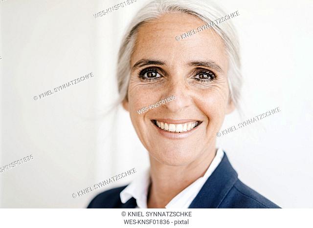 Portrait of smiling businesswoman