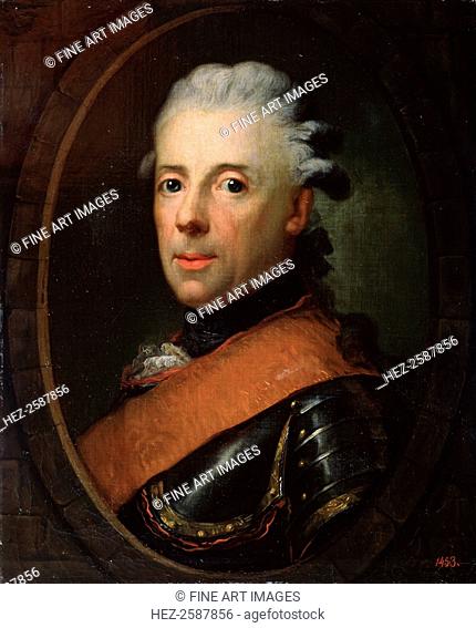 'Portrait of Prince Henry of Prussia', 18th century. Prince Henry of Prussia (1726-1802) was the younger brother of Frederick the Great