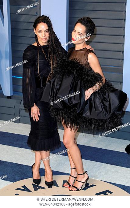 Vanity Fair Oscars Party 2018 was held at the Wallis Annenberg Center for the Performing Arts in Beverly Hills, California Featuring: Lisa Bonet