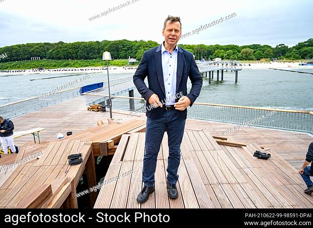 22 June 2021, Mecklenburg-Western Pomerania, Koserow: Michael Sack, Chairman of the CDU in Mecklenburg-Western Pomerania and District Administrator of...