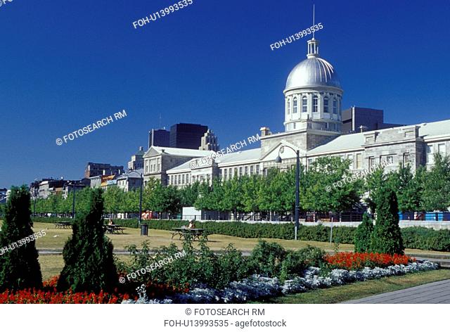 Montreal, Canada, Quebec, Bonsecours Market (Marche Bonsecours) at the Old Port (Vieux Port) in Old Montreal (Vieux Montreal)
