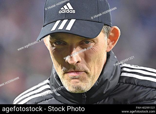 coach Thomas TUCHEL (FC Bayern Munich), serious, dissatisfied, single image, cut single motif, portrait, portrait, portrait