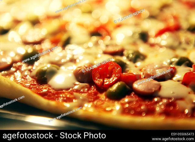 Image Of Hot Homemade Pizza