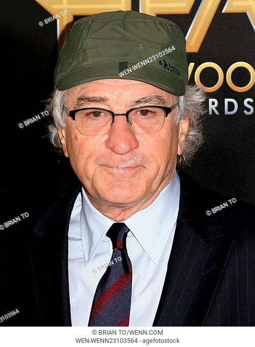 19th Annual Hollywood Film Awards at The Beverly Hilton Hotel Featuring: Robert De Niro Where: Los Angeles, California, United States When: 01 Nov 2015 Credit:...