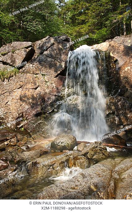 Thirteen Falls along Franconia Brook in the Pemigewasset Wilderness in Franconia, New Hampshire USA