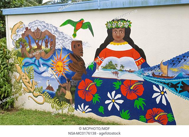 Cook Islands, Rarotonga. Wall mural