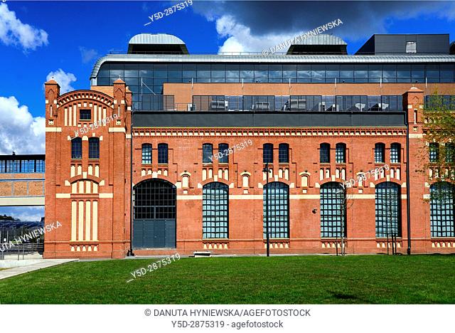 EC 1 - The first city power plant in Lodz was opened in 1907 at Targowa street and operated until 2001, from 2008 the whole complex of buildings of the former...