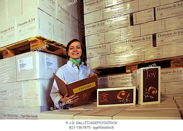 Vanessa Gessler, 4th generation on the Domaine de Jöy wines and armagnac estate, Panjas, Gers, Midi-Pyrenees, France