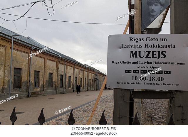 Eingang zum Riga Ghetto Museum des Vereins Shamir in Riga, Foto: Robert B. Fishman, ecomedia, 11.1.2014