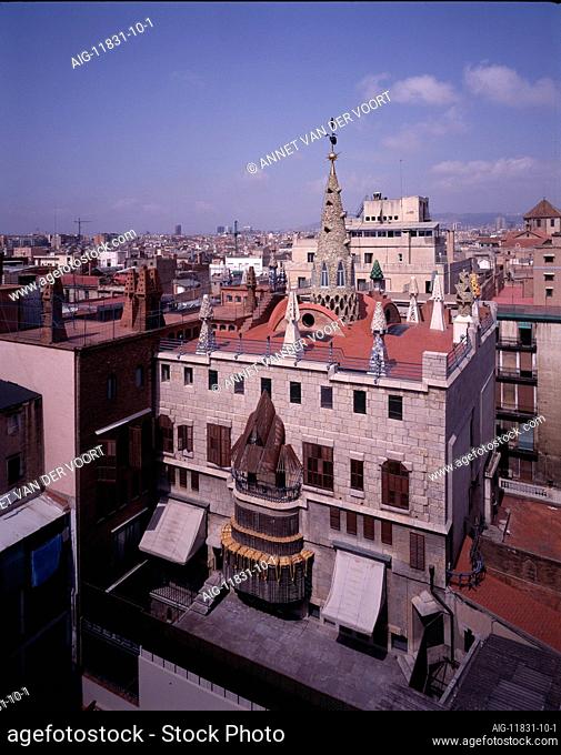 Palau G³ell, Carrer Nou de la Rambla 3-5, Barcelona. 1886 - 1890. Roof