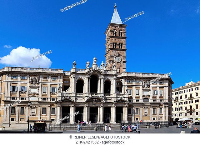 Italy. Rome. Piazza di Santa Maria Maggiore Santa Maria Maggiore