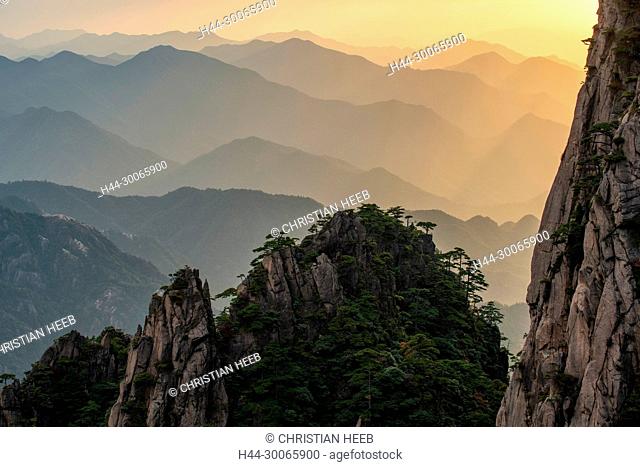 Asia, China, Chinese, Anhui Province, Mount Huangshan , UNESCO , World Heritage, Yellow Mountain