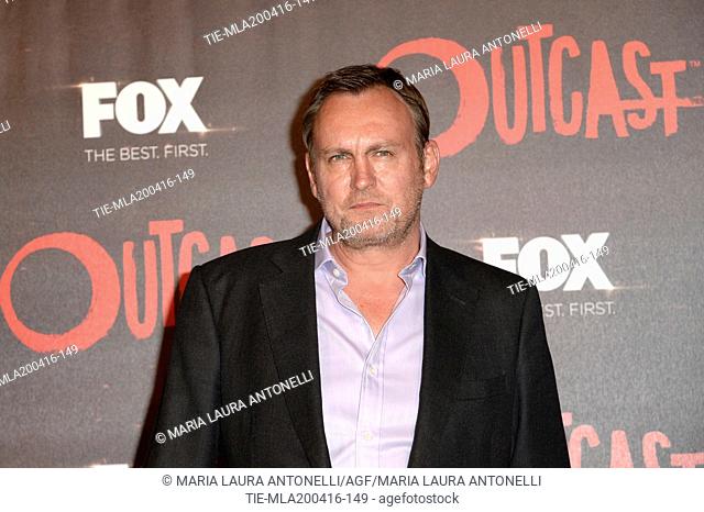 Philip Glenister during the red carpet for the international preview of tv series Outcast produced by Fox Networks Group, Rome, ITALY-19-04-2016