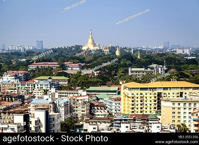 The Yangon Skyline, Yangon, Myanmar