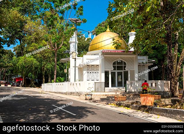 The Mosque Masjid Kilometer Nol Sabang is the northernmost Mosque of Indonesia. Situated close to the Kilometre zero on the island of Weh, northern of Sumatra