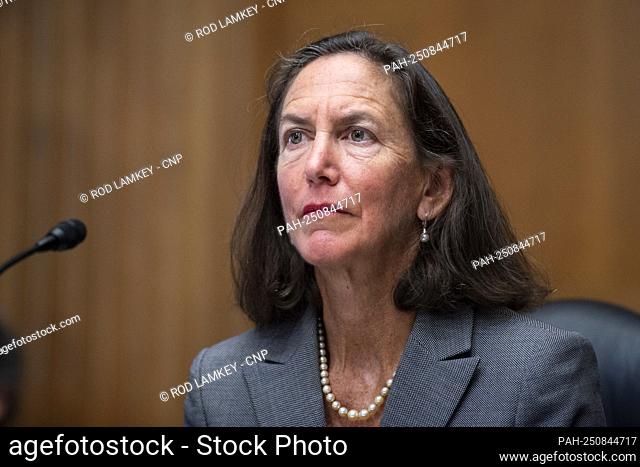 Cynthia Weiner Stachelberg appears before a Senate Committee on Energy and Natural Resources hearing for her nomination to be an Assistant Secretary of the...