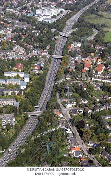 Motorway, Autobahn, A1, Hamburg, Germany, Europe