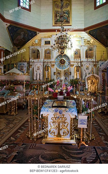 Orthodox church in Anusin, village in Siemiatycze County, Podlaskie Voivodeship