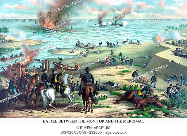 The Battle of Hampton Roads, often called the Battle of Monitor and Merrimack, was a naval battle of the American Civil War
