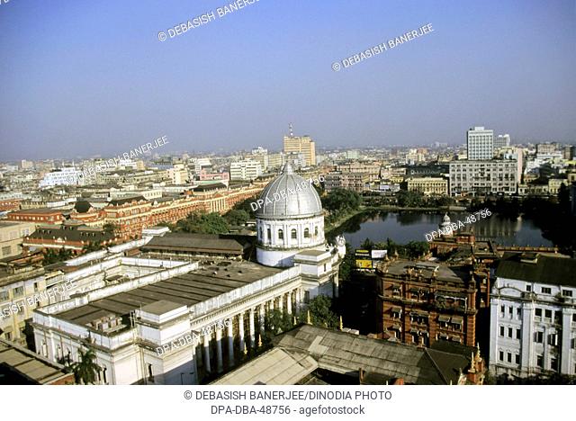 buildings at dalhousi square ; Calcutta ; West Bengal ; India