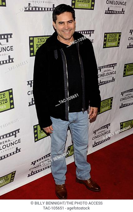 Carlos Montilla arrives at the Los Angeles Screening of ""The Boatman"" at Arena Cinelounge in Hollywood, Californioa on Decembar 16, 2016
