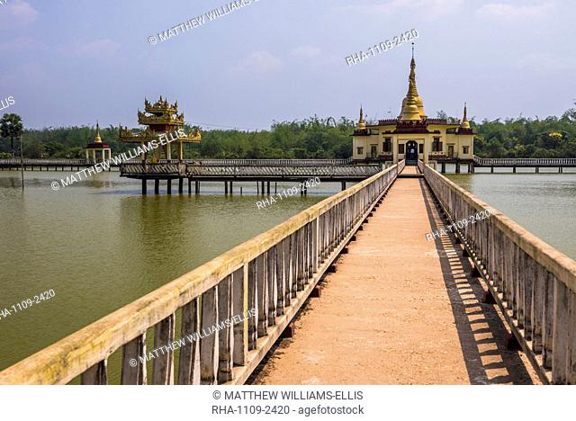 Snake Temple (Mwe Paya) between Dalah and Twante, across the river from Yangon, Myanmar (Burma), Asia