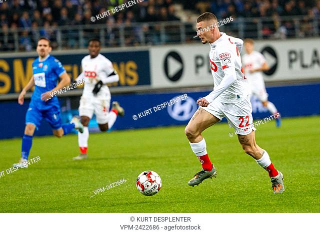 Standard's Maxime Lestienne pictured in action during a soccer match between KAA Gent and Standard de Liege, Sunday 03 November 2019 in Gent