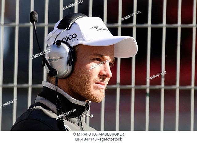 Portrait, Nico Rosberg, GER, Mercedes Grand Prix, Formula 1 testing at the Circuit de Catalunya race track near Barcelona, Spain, Europe