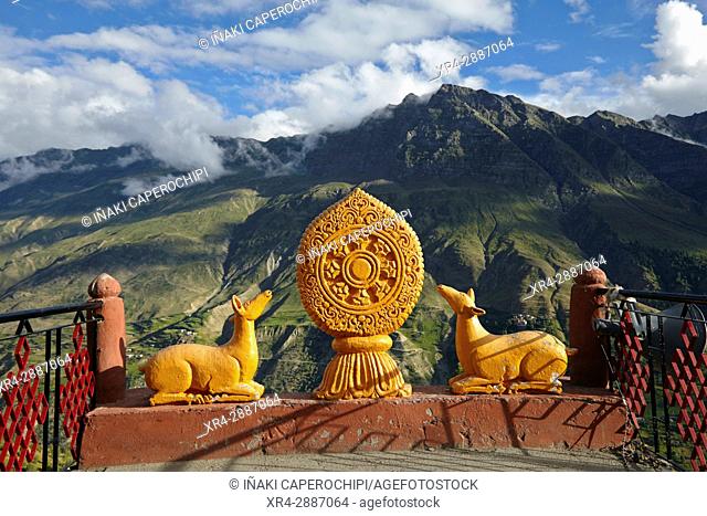 View from Shashur Gompa, Lahaul Valley, Keylong, Himachal Pradesh, India