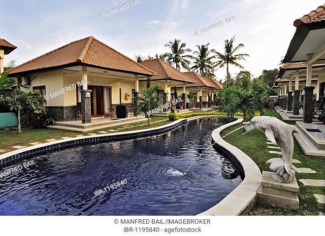 Bungalow complex of Jupp Palling near Denpasar, Bali, Indonesia, Southeast Asia