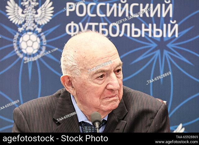 RUSSIA, MOSCOW - DECEMBER 20, 2023: Nikita Simonyan, vice president of the Russian Football Union, attends a meeting of the Executive Committee of the Russian...