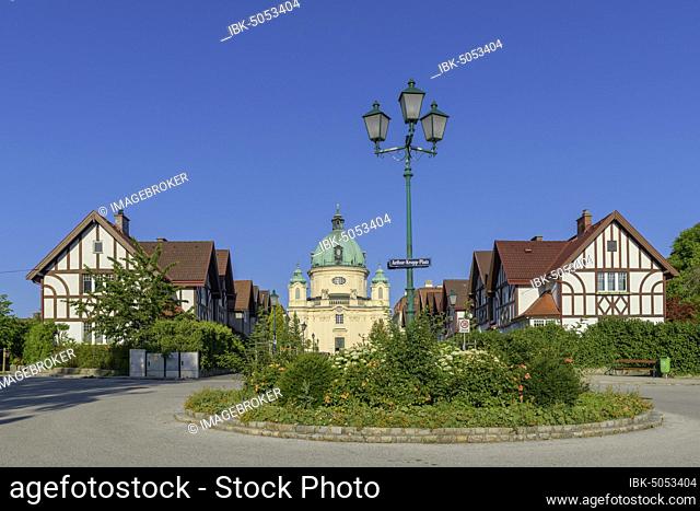 View to the Margaretenkirche, Berndorf, Lower Austria, Austria, Europe