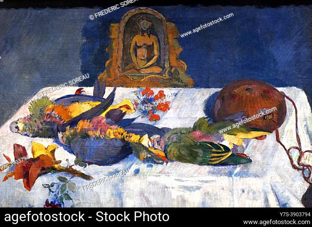 Nature morte aux perroquets, Still Life with Parrots, 1902, oil on canvas, Paul Gauguin, Pouchkine museum, Moscow, Russia