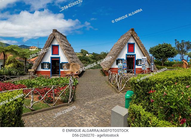 Santana Typical houses, Madeira, Portugal