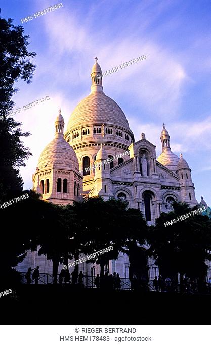 France, Paris, Montmartre, Basilique du Sacré-Coeur
