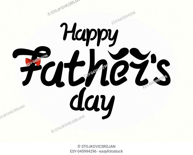 Happy Father's day card vector