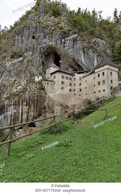 Ancient Predjama Castle in Postojna Cave, Slovenia